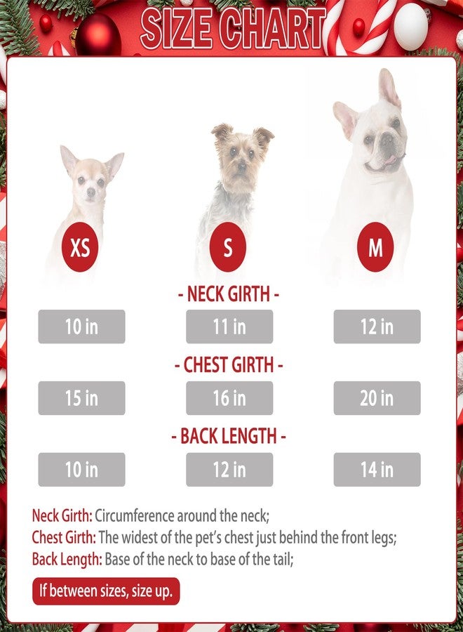 KOOLTAIL Christmas Shirts Clothes-2 Pack Dog Sleeveless Vest with Cute Printing, Soft Stretchy Breathable Cotton Pet T Shirt Apparel for Extra Small Medium Girl&Boy Dogs Puppy Cats - Image 2